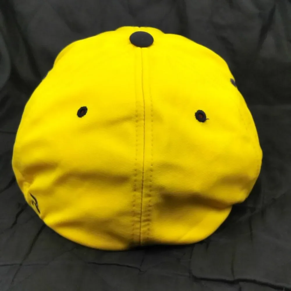 Richardson PTS 20 Flexfit Hat Men's LG-XL Yellow Navy Blue Fitted Cap